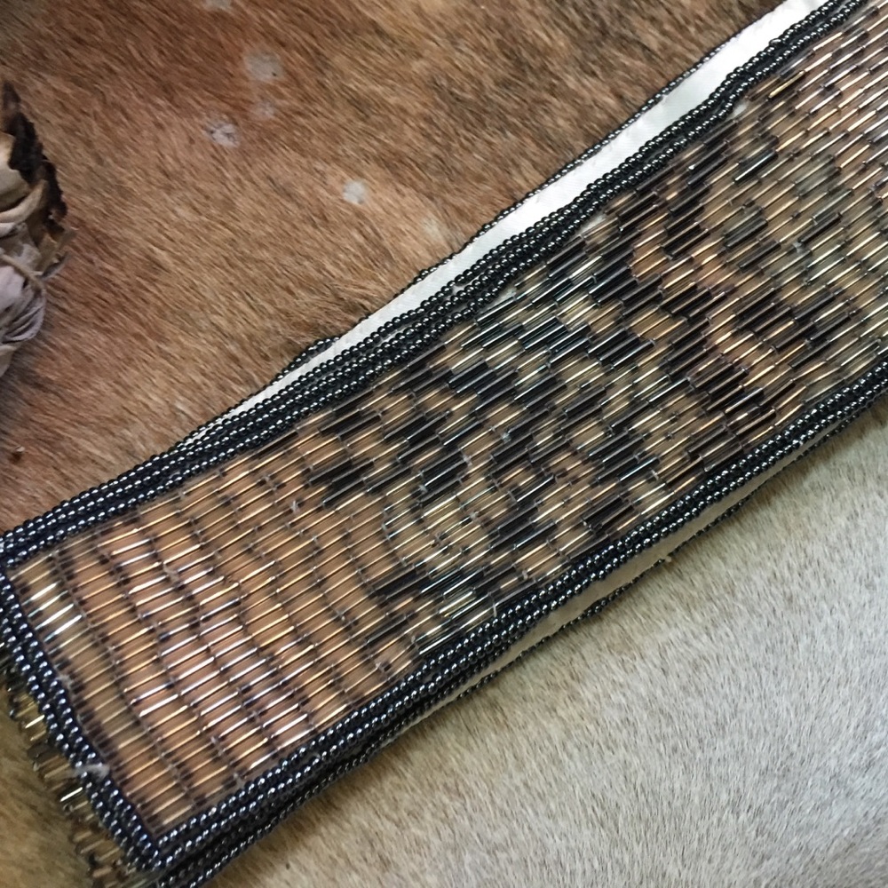 Vintage Christian Dior beaded Art Deco Belt - Picture 7 of 8